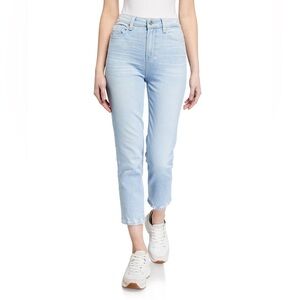 Paige Hoxton Slim Crop Jeans Duet with Stepped on Hem Size 27